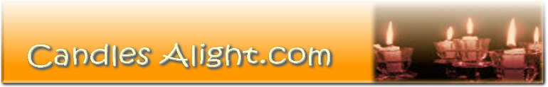 Candles Alight header graphic