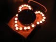 Valentine floating candles